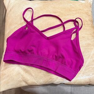 PINK Victoria's Secret Fuchsia Sports Bra